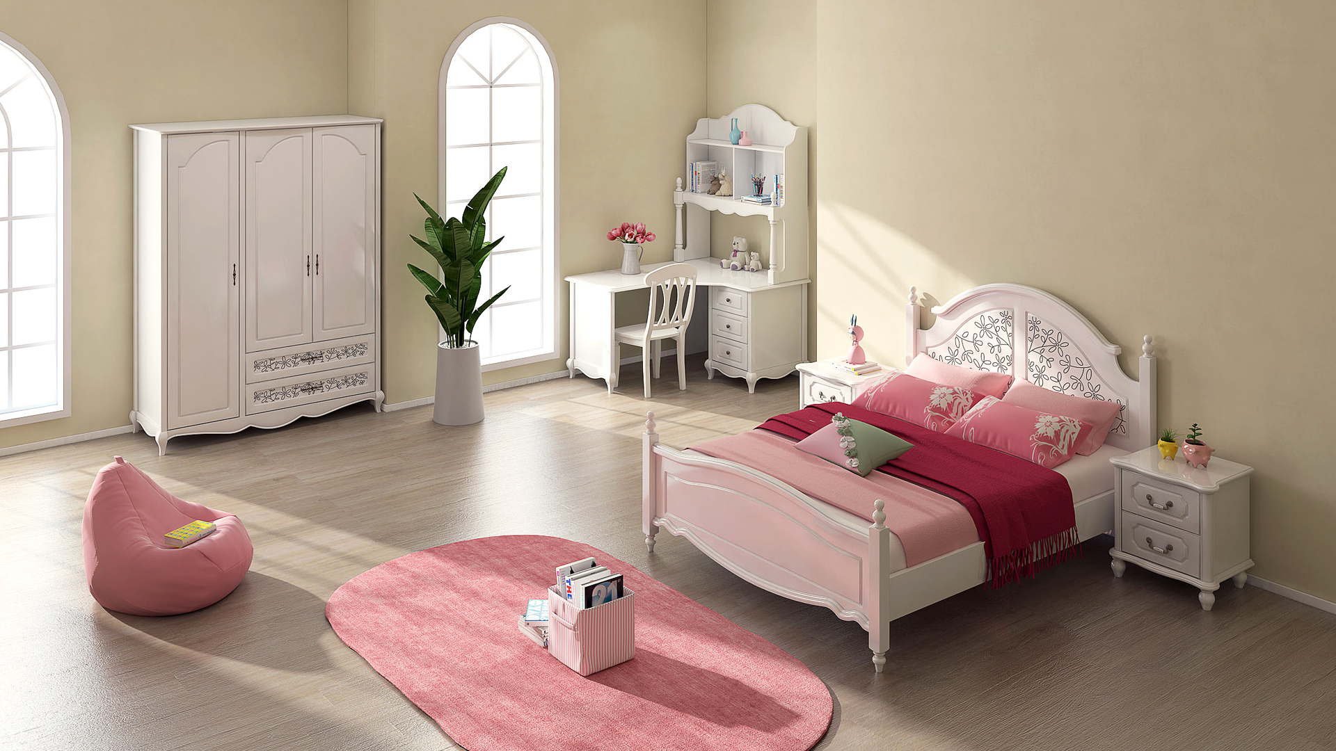 七彩城堡兒童家具