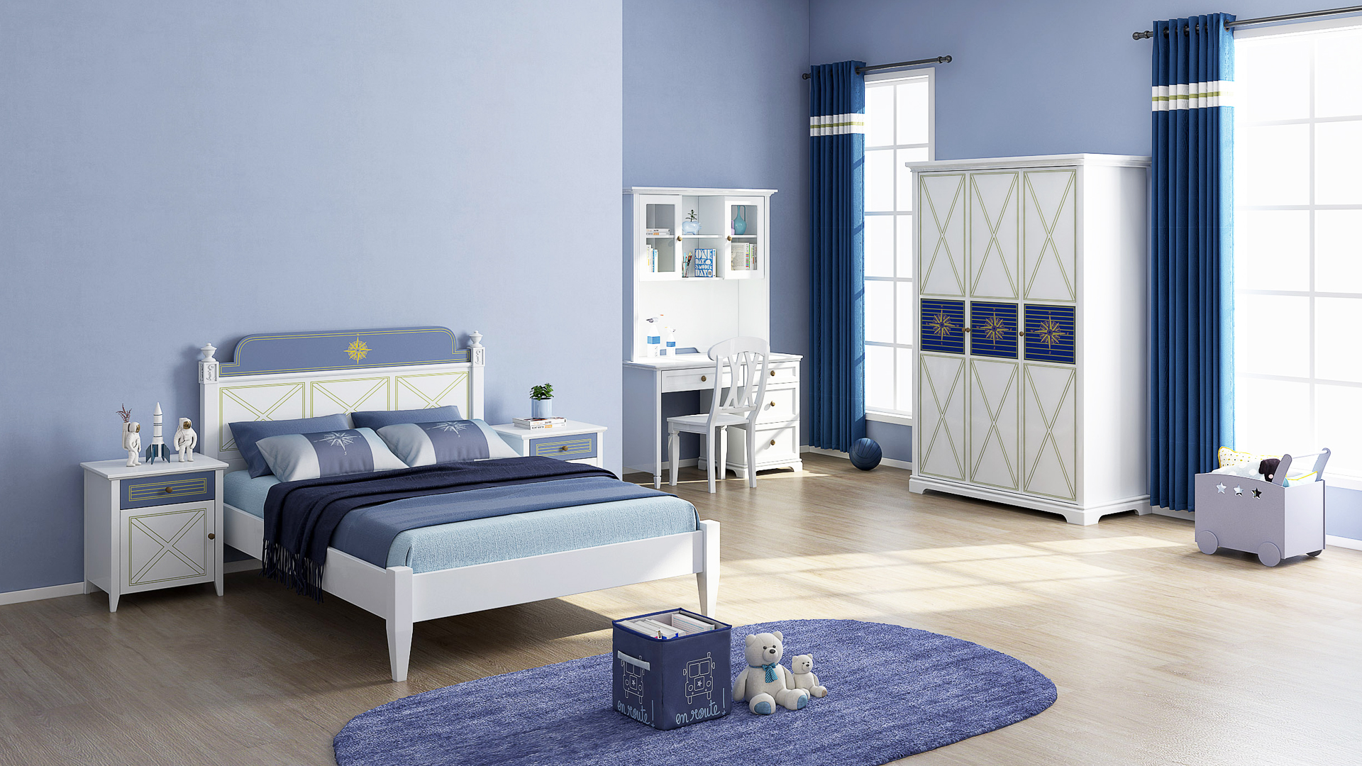 七彩城堡兒童家具